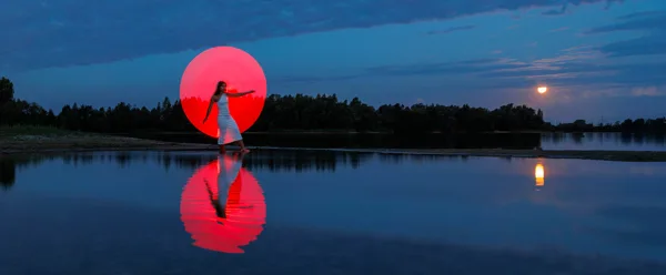 Fotografie actief: Lightpainting met model