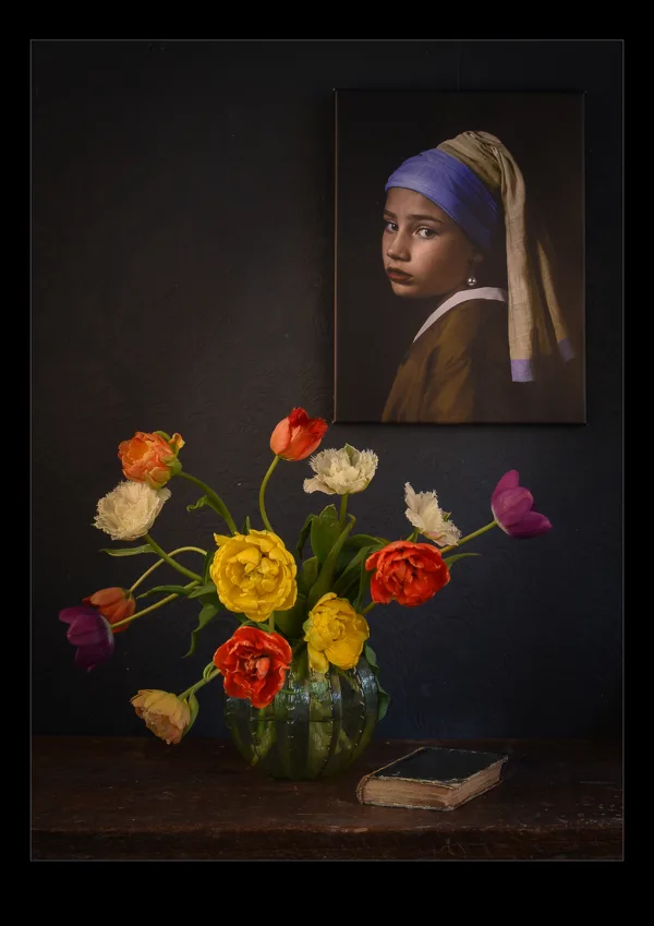CdM stilleven met tulpen