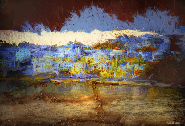 Abstracte wand