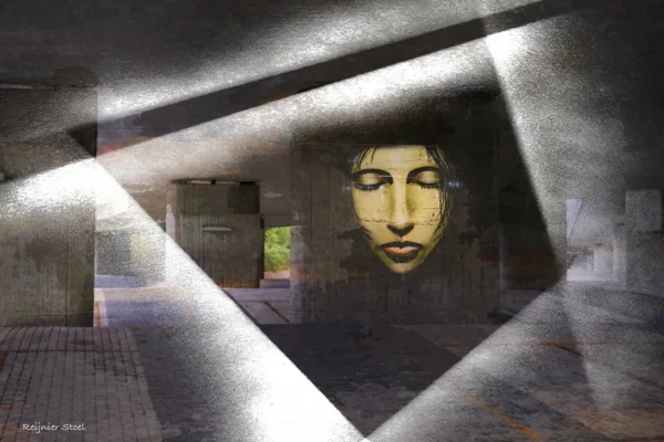 Portret onder brug-edit