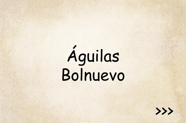 Águilas en Bolnuevo