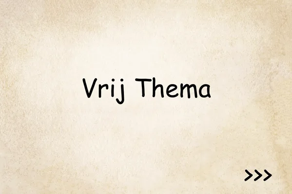 Vrij Thema