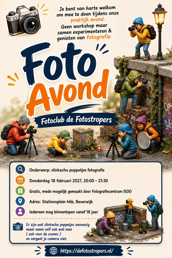 Praktijkavond Fotografie - Slinkachu Poppetjes