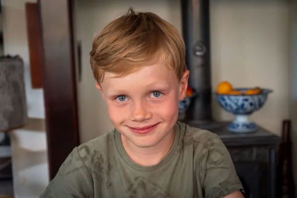 Thomas, onze oudste kleinzoon