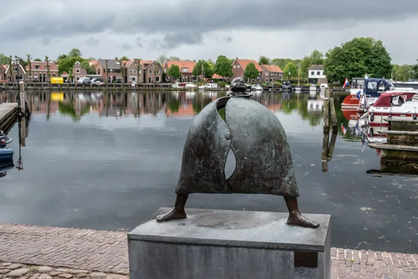 Blokzijl-beeld bij water